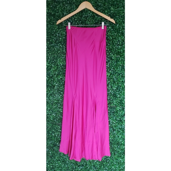 J.Crew Collection drapey slip skirt in featherweight satin - Picture 9 of 12